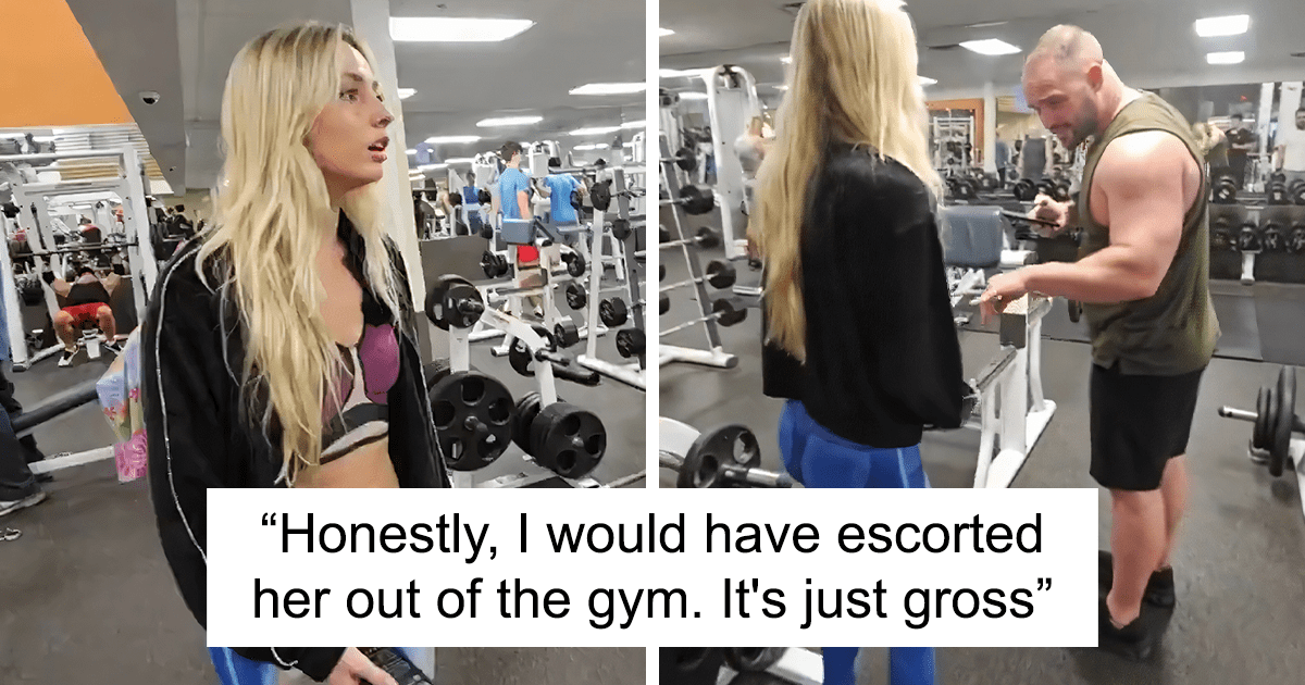 El “experimento social” de una mujer de usar “pantalones pintados” en el gimnasio fracasa completamente