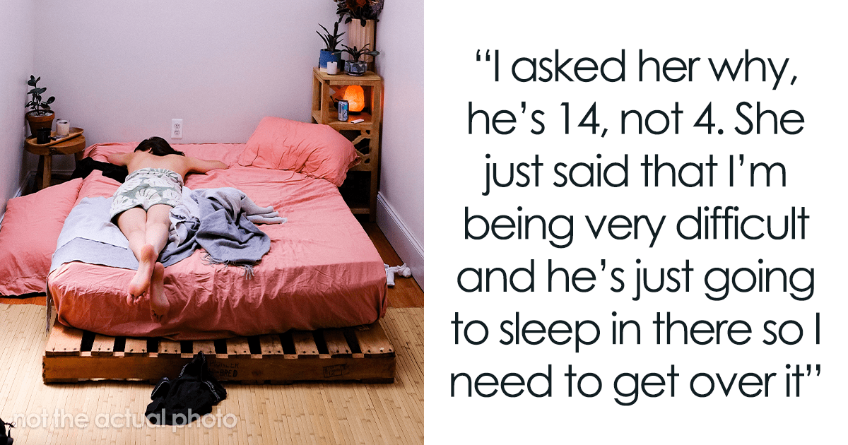 Hija se niega a compartir su dormitorio con el hermano de 14 años de su madre, los padres están furiosos