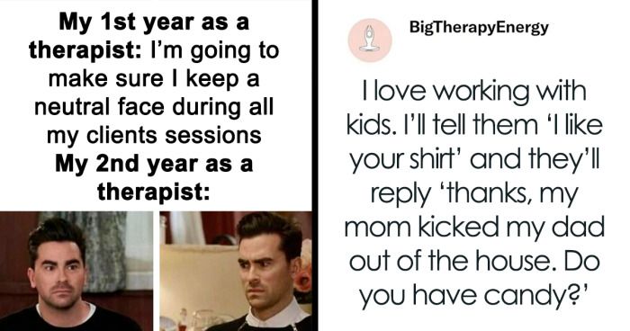 40 memes divertidos que transmiten lo que tu terapeuta nunca te diría sobre el trabajo