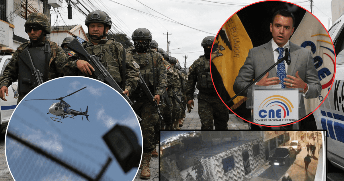 ¿Qué está pasando en Ecuador? Desde secuestros de policías hasta fuga de reos, el país se encuentra en estado de alerta