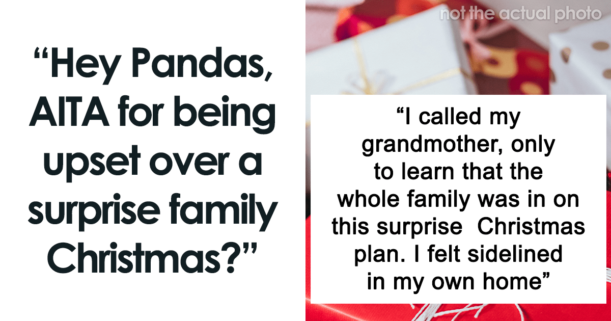 Hola pandas, ¿AITA por sentirte traicionada por el arreglo navideño secreto de mi familia?