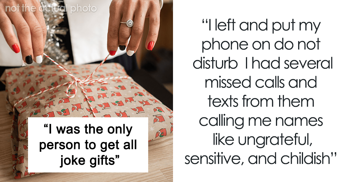 Mujer no recibe ni un solo regalo real de su familia, no tiene contacto y pregunta si reaccionó exageradamente