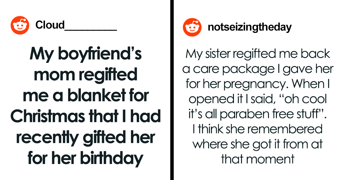 Una mujer recibe el mismo regalo que le dio a la mamá de su novio; otras personas comparten historias similares en línea