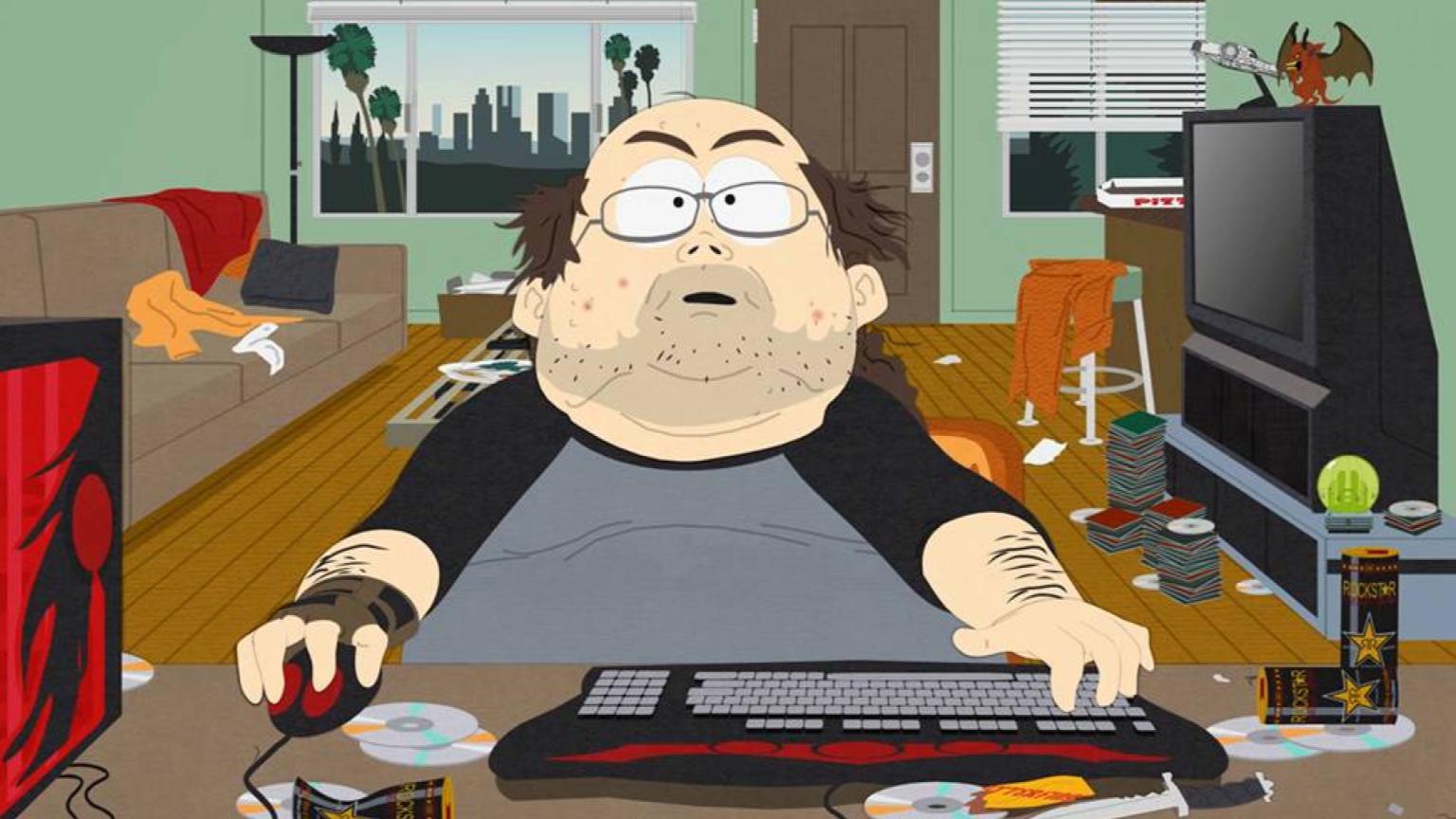 Chico jugador de ‘South Park’ / Nerd gordo de las computadoras