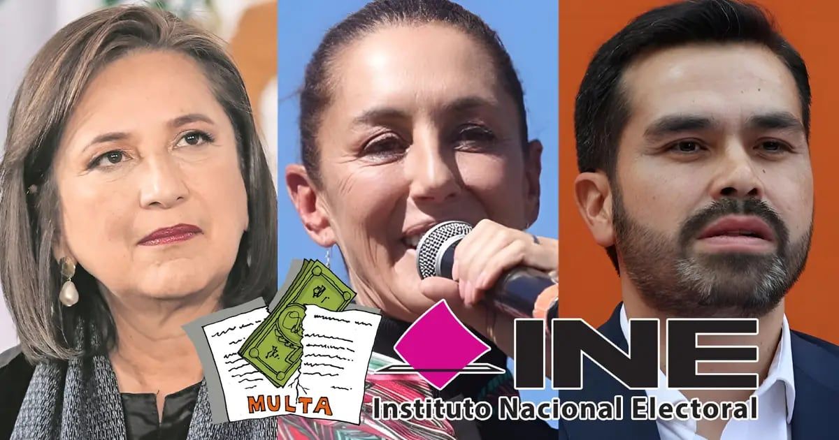 INE multará a Xóchitl, Sheinbaum y Álvarez Maynez por precampañas, ningún candidato se salvó; ¿Qué detectaron?