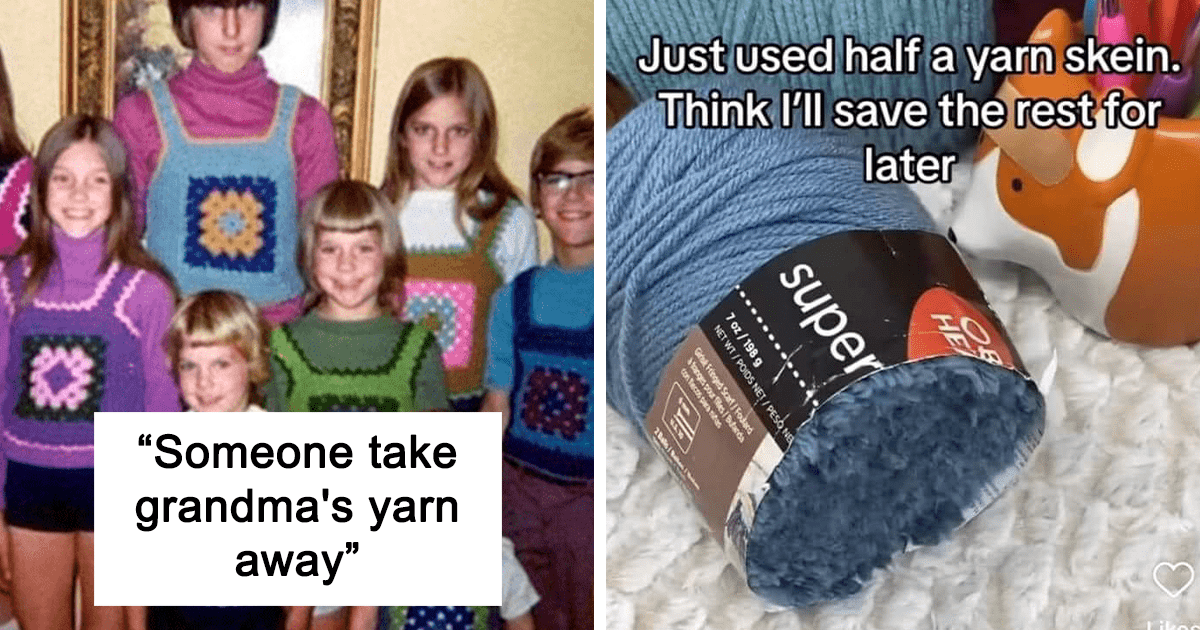 26 memes posiblemente dignos de LOL sobre crochet y pasatiempos de tejer