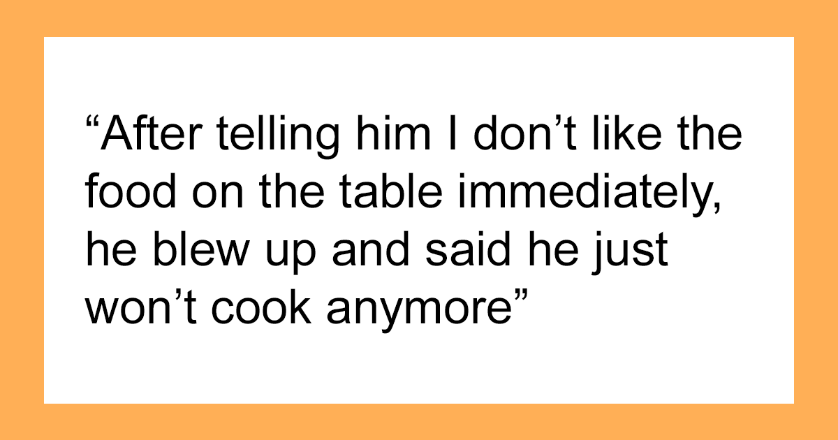 “¿Soy el idiota por decirle a mi esposo que no quiero cenar en la mesa tan pronto como entro?”