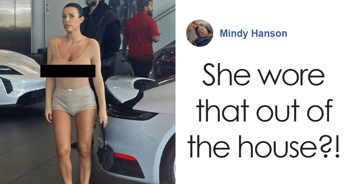 Bianca Censori va de compras por Porsche con Kanye West mientras usa un conjunto completamente desnudo