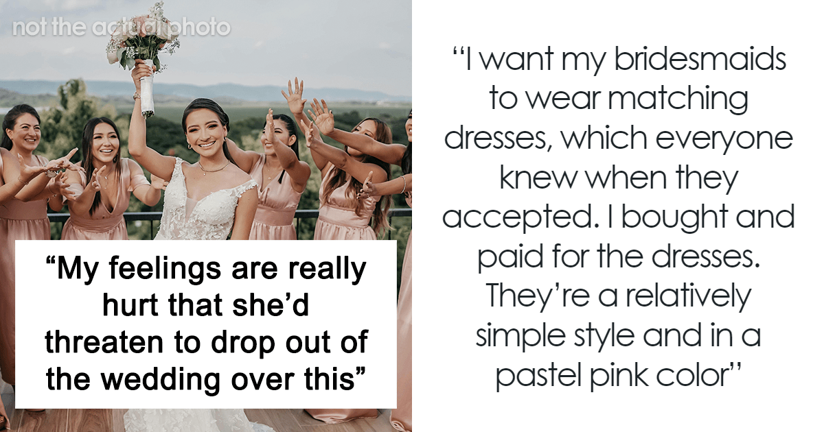 “Es rosa y demasiado femenina”: hermana se niega a estar en la boda por su vestido