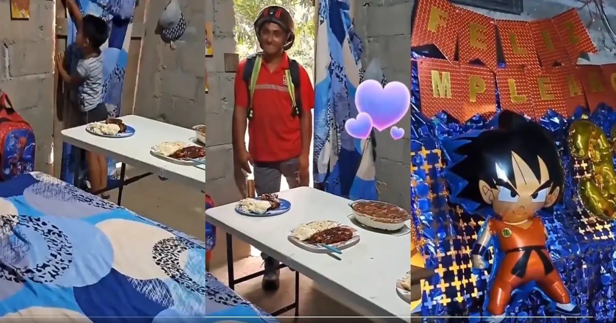 VIRAL: niño prepara conmovedora sorpresa para su padre en su cumpleaños