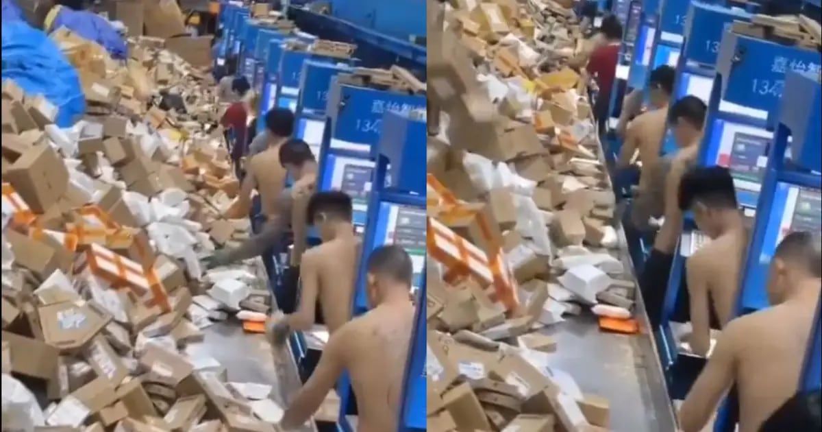 VIDEO de un almacén se viraliza en redes, Temu confirma que no se trata de sus instalaciones