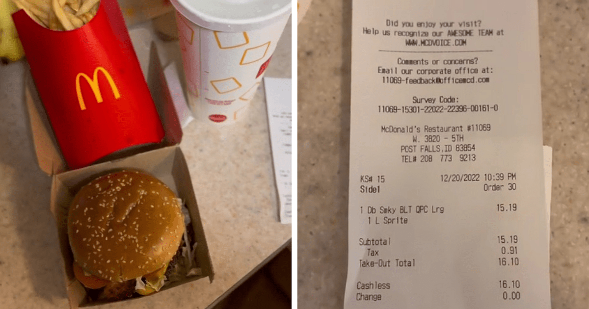“McDonald’s se ha vuelto demasiado arrogante”: Internet ataca a una cadena de comida rápida por los altísimos precios de las hamburguesas