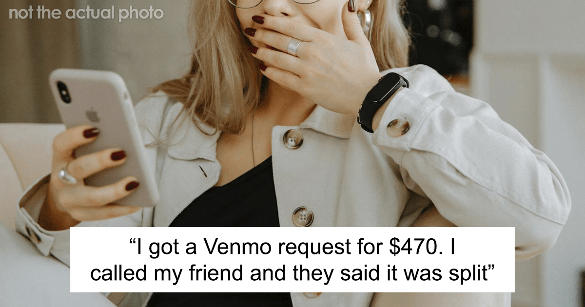 Mujer no bebía alcohol, se niega a pagar 470 dólares de su «parte» de la factura y pregunta si se equivoca