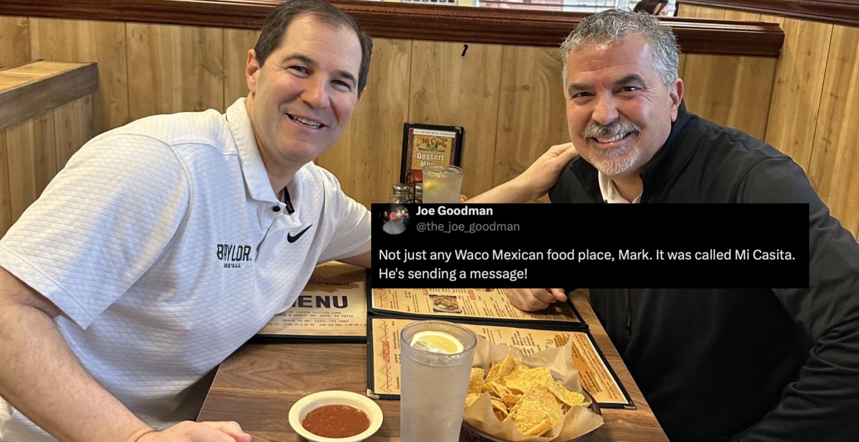 Un restaurante mexicano y una estrella de HGTV atrapados en Kentucky VS.  ‘Guerra de memes’ de Texas por el entrenador de baloncesto Scott Drew