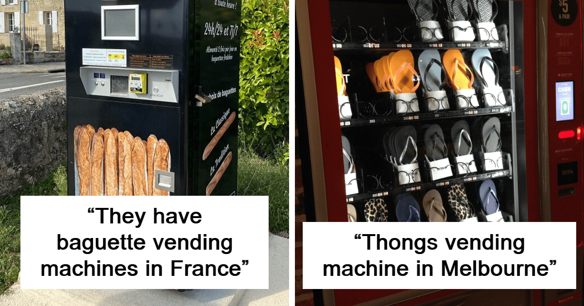 50 veces la gente se encontró con una máquina expendedora inusual y tuvo que compartirla nuevas fotos