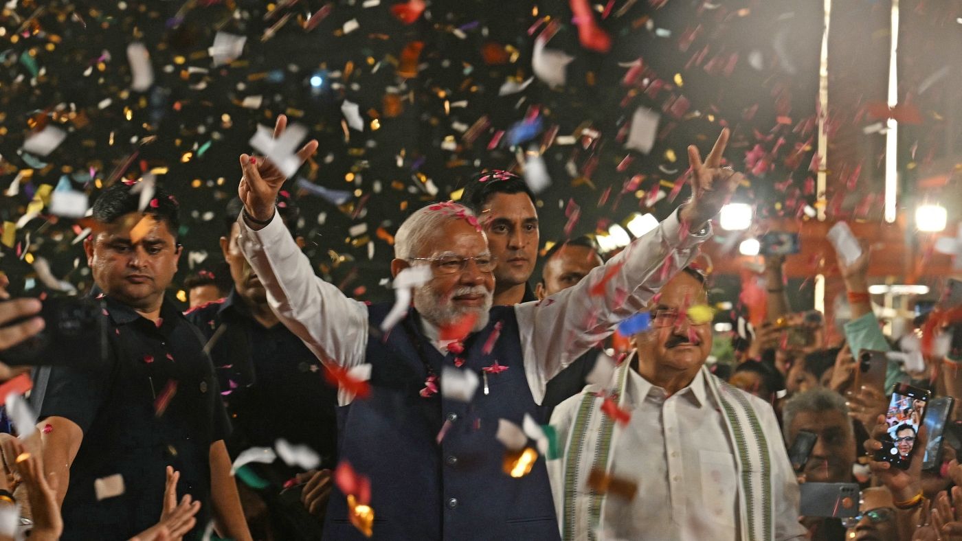 Modi ha declarado su victoria en las elecciones de la India, pero no con la aplastante victoria que esperaba
