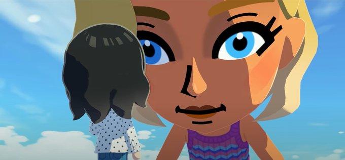 Tomodachi Life 2 Giant Woman Meme Plantilla Una captura de pantalla de