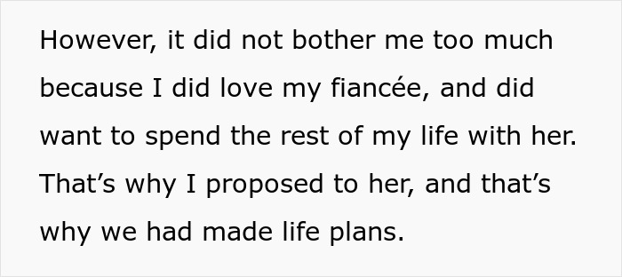 Texto sobre el amor y el compromiso con un prometido, discutiendo los planes de vida.