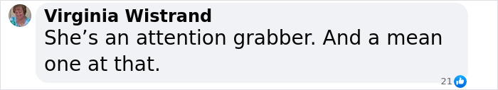 Comentario de las redes sociales criticando al ex príncipe Andrew como 