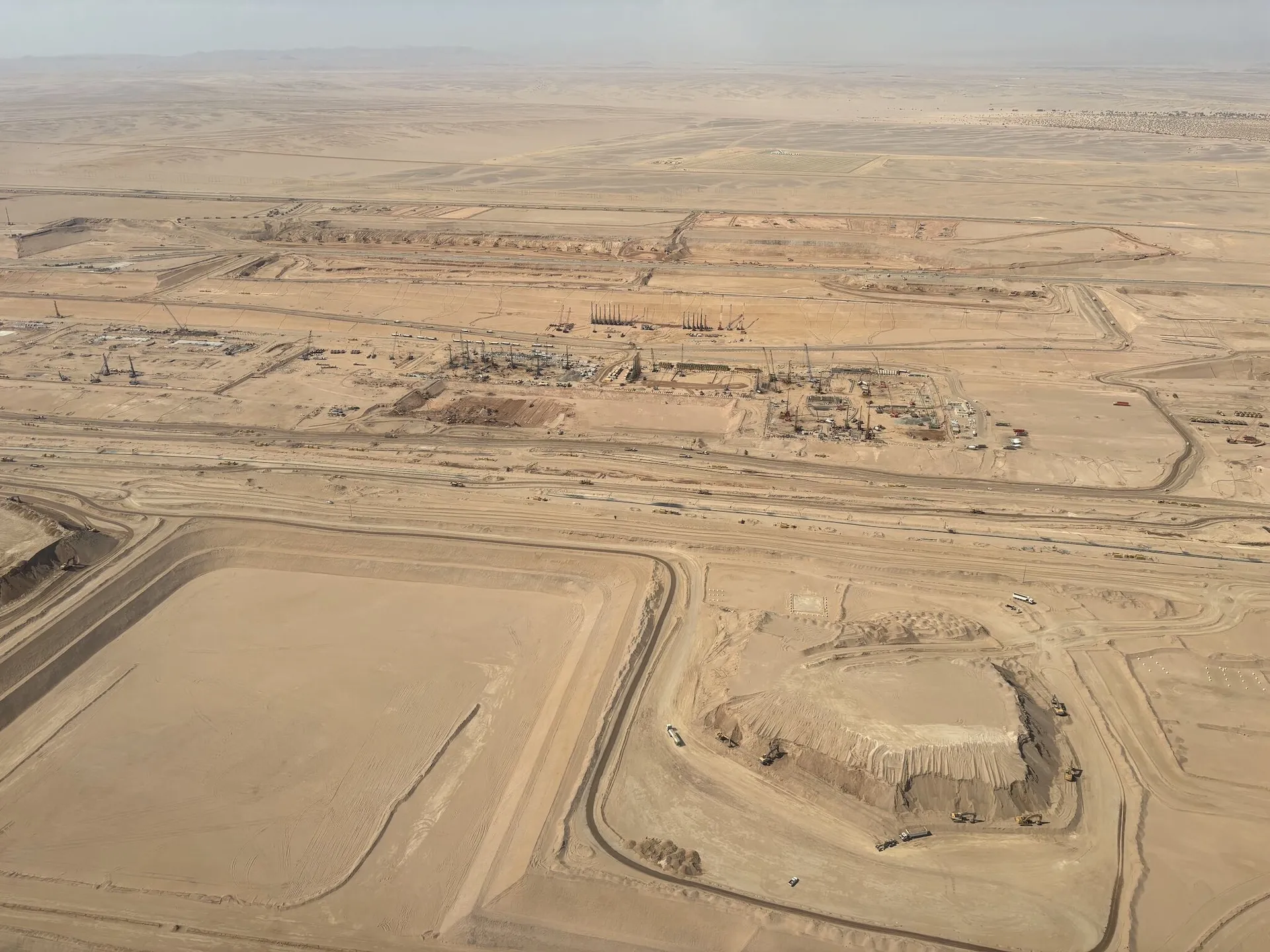 Avanza la construcción de The Line en 2025: nuevas imágenes