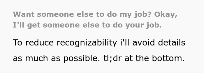 Envíe un mensaje de texto en un signo sobre un intercambio de tareas de trabajo, relacionado con un cliente grosero que exige la escalada de boletos.
