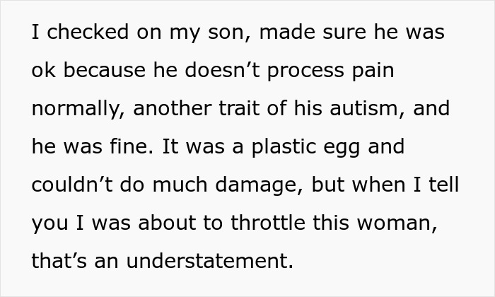 Envíe un mensaje de texto sobre la experiencia de Pascua de un niño autista con un incidente de huevo de plástico.