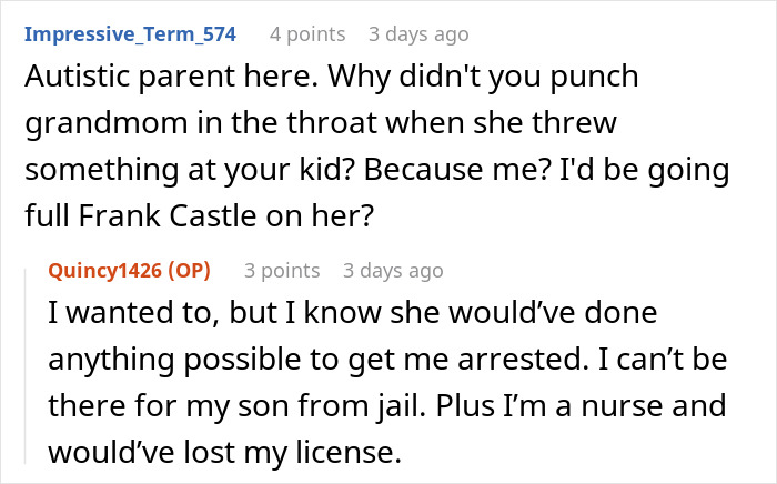 Reddit comenta sobre la reacción de un padre autista a un incidente de Pascua que involucra a la nieta de un vecino.