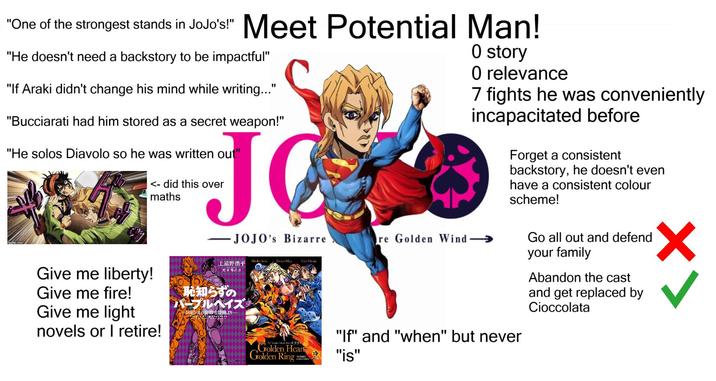 Meet Potential Man! | /r/ShitPostCrusaders/