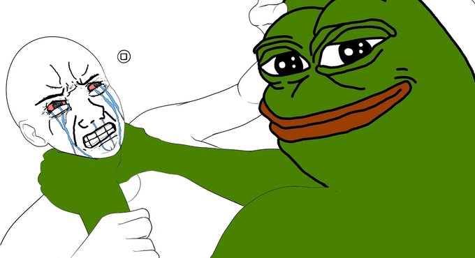 Pepe la rana asfixia wojak