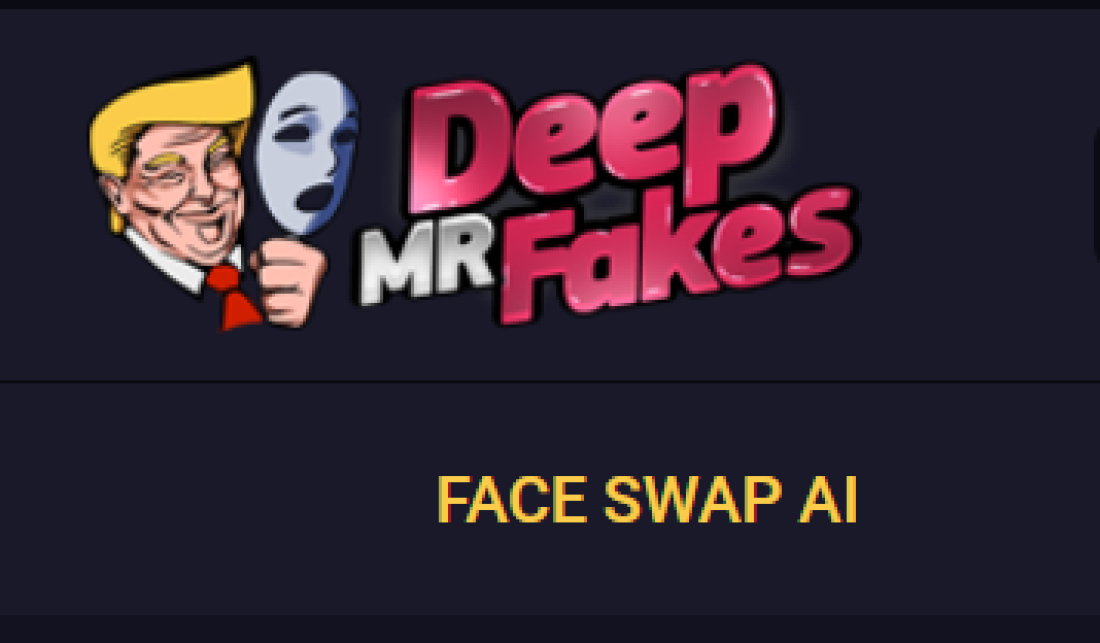 El logotipo del sitio web representa lo que parece ser una versión de dibujos animados del presidente Trump con una máscara de teatro.