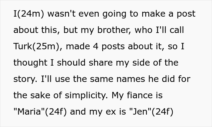 Extracto de mensajes de texto de una historia sobre un tipo que no invita a sus padres de la boda de Brother sobre el drama de naipes.
