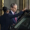 El Secretario del Tesoro de los Estados Unidos, Scott Bessent, deja su hotel para asistir a una reunión con los funcionarios de China sobre tarifas en Ginebra, el sábado.
