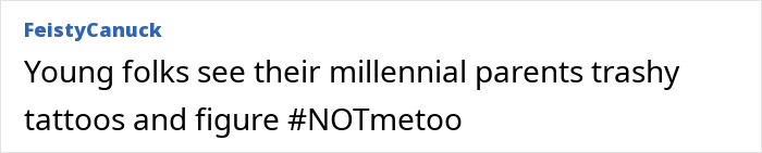 Una publicación en las redes sociales que discute las opiniones de los Millennials sobre los tatuajes en medio del boom de tatuajes que posiblemente se enfría en 2025.