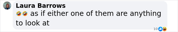 Captura de pantalla de un comentario de Facebook reaccionando con humor ante una publicación de vergüenza de cuerpo que involucra a Elon Musk y Taylor Swift.