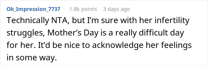 Comente sobre Reddit sobre las luchas del Día de la Madre, destacando los sentimientos de una madre de perro que busca el mismo trato en los regalos.