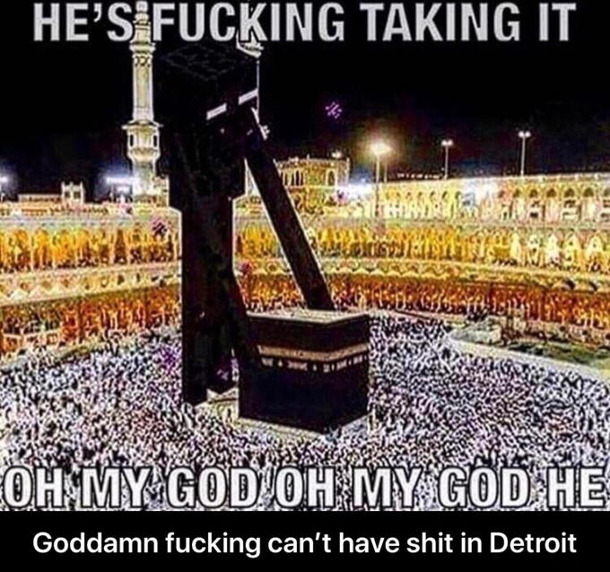 Enderman Steals S--- in Detroit