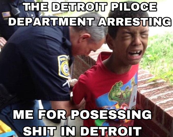 Camt tienes s --- en Detroit 🤬 El Departamento de Piloce de Detroit me detenía por posesing s --- en Detroit