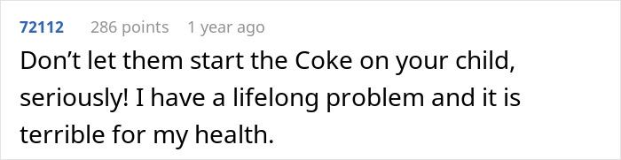 Comentario expresando preocupación por los familiares boom que socavan los hábitos saludables de los niños con dulces y refrescos.