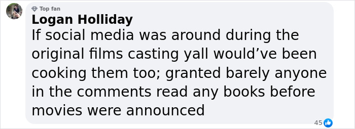 El comentarista Logan Holliday discutiendo un nuevo elenco para Harry, Hermione y Ron en el próximo debate en línea de la serie Harry Potter.