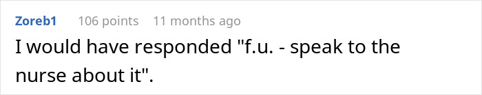 Captura de pantalla de un comentario de Reddit que muestra una respuesta humorística en una discusión sobre un curioso vecino de UCIN y cumplimiento malicioso.