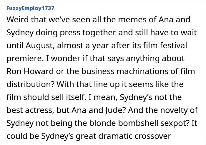 Sydney Sweeney con una nueva apariencia dramática, destacando su transformación para el evento promocional Eden de Survival Thriller.