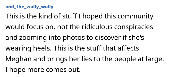 El comentario de Reddit, discutiendo a Meghan Markle, llamó después de que los fanáticos encuentran que los productos de su marca provienen de Williams Sonoma.