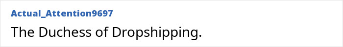 Publicación de texto Leer la duquesa de dropshipping Refircing Meghan Markle llamó después de que los fanáticos descubren que los productos de su marca son de Williams Sonoma.