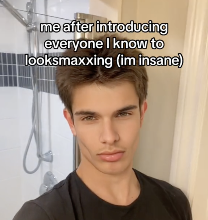 Looksmaxxing tiktok meme yo después de presentar a todos los que conozco a looksmaxxing (estoy loco)