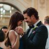Lucy (Dakota Johnson) y Harry (Pedro Pascal) en materialistas.
