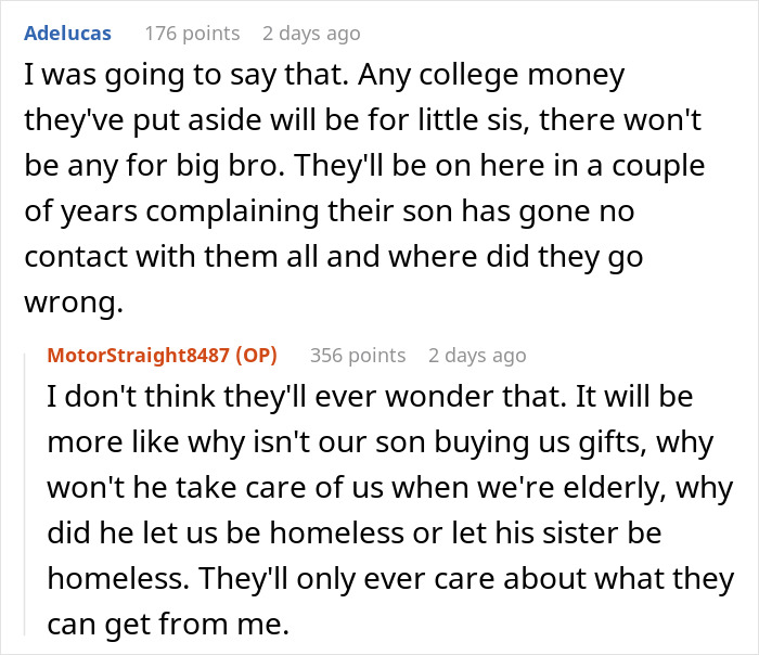 Discusión de Reddit sobre el conflicto entre hermanos que involucran a un niño dorado que roba los regalos y el drama de cumpleaños del hermano.