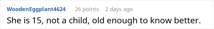 Comente sobre Reddit discutiendo el comportamiento de un adolescente relacionado con el robo de regalos familiares y el conflicto de cumpleaños.