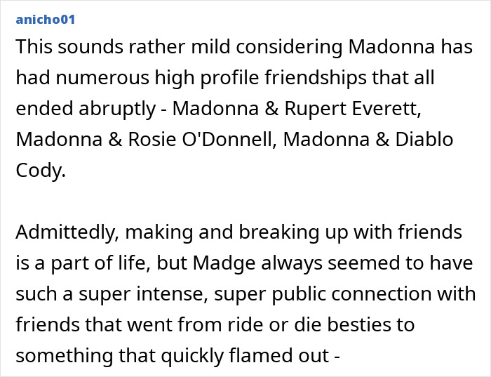 Gwyneth Paltrow finalizó la amistad con Toxic Madonna después de que Singer interrumpió sus vacaciones, destacando las disputas de celebridades.