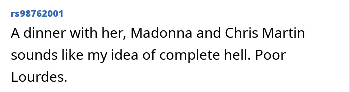 Captura de pantalla de una publicación en las redes sociales que discuten la amistad final de Gwyneth Paltrow con Toxic Madonna después del incidente de vacaciones.