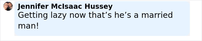 Comentario de Jennifer McIsaac Hussey expresando sorpresa sobre Jeff Bezos cambiando su aspecto después del matrimonio.